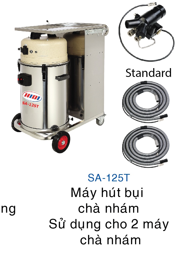 Máy hút bụi Matít khô  di động SA125T